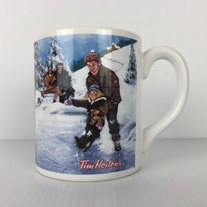 Tim Hortons Mug Skating Pond Collectors Coffee Cup No 003